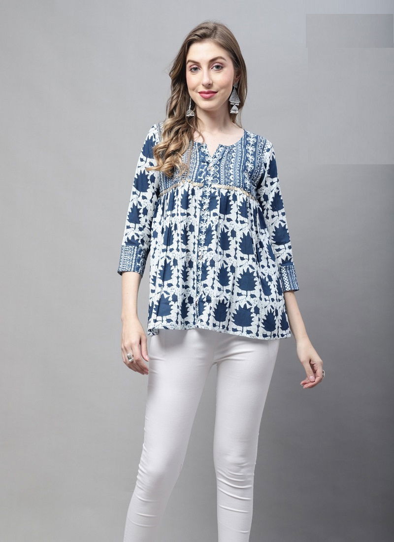 Muskan 701 Western Wear Ladies Top Catalof
